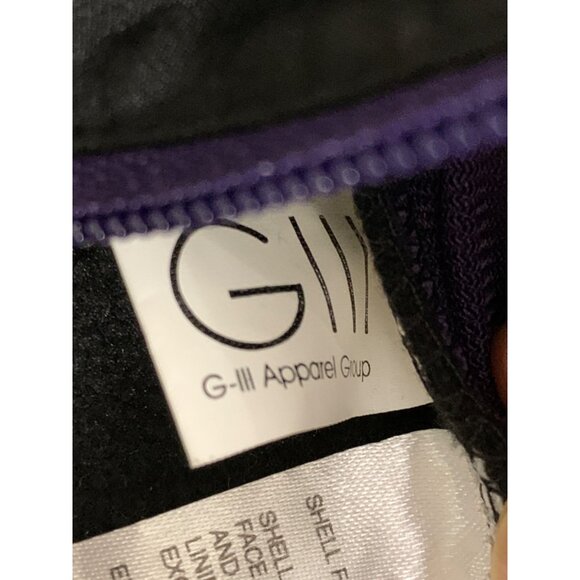 Baltimore Ravens Spelled Out NFL Jacket XL Black & Purple Polyester NWT 7226 - Picture 11 of 11